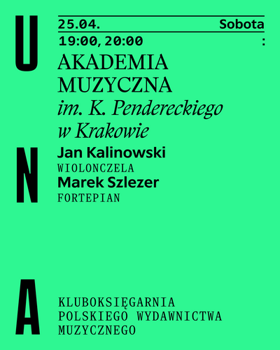 Event poster:  AKADEMIA MUZYCZNA 
